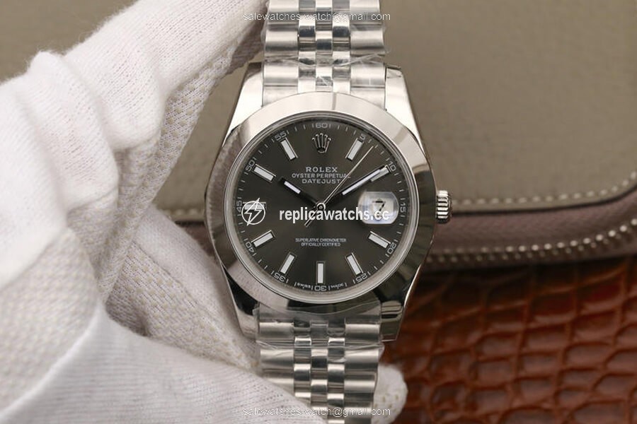Replica Rolex Datejust M126300-0008 EW Factory Grey Dial Replica Rolex Datejust M126300-0008 EW Factory Grey Dial