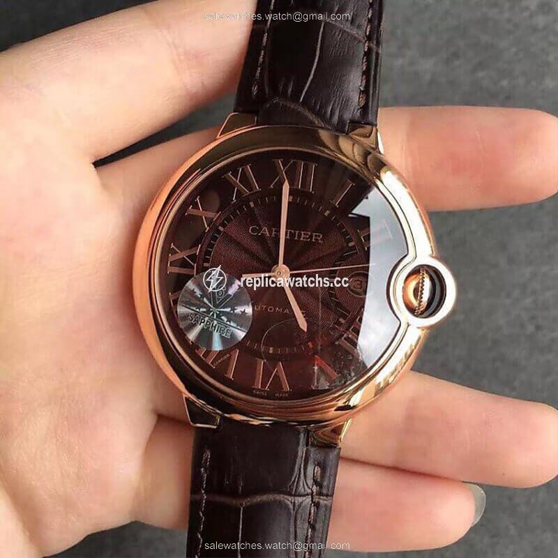 Replica Ballon Bleu De Cartier W6920037 V6 Factory Chocolate Color Dial Replica Ballon Bleu De Cartier W6920037 V6 Factory Chocolate Color Dial