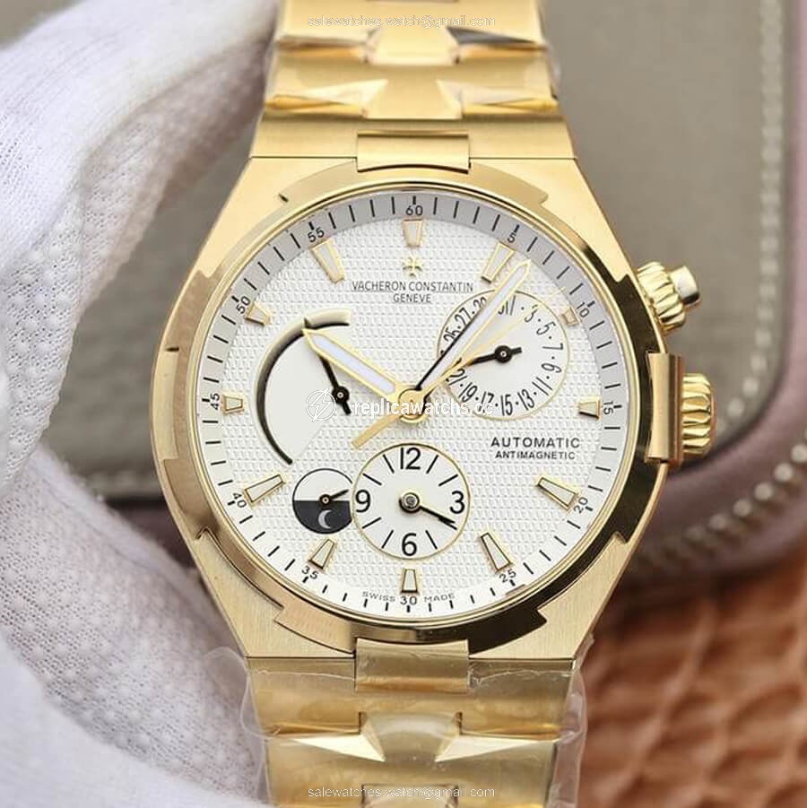 Replica Vacheron Constantin Overseas 47450/B01J-9228 TWA Factory White Dial Replica Vacheron Constantin Overseas 47450/B01J-9228 TWA Factory White Dial