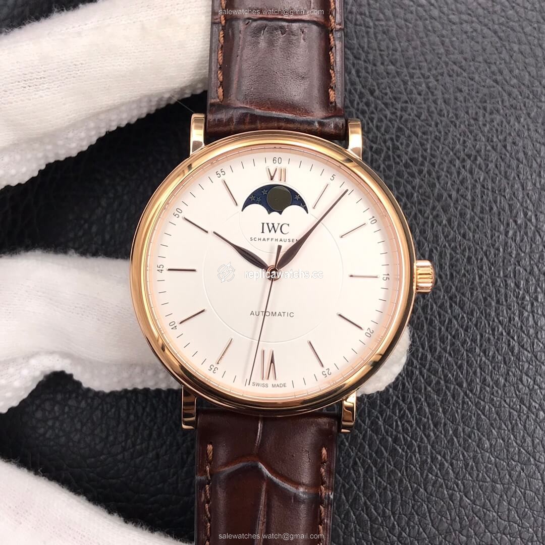 Replica IWC Portofino Moon Phase IW459401 MKS Factory Rose Gold Replica IWC Portofino Moon Phase IW459401 MKS Factory Rose Gold