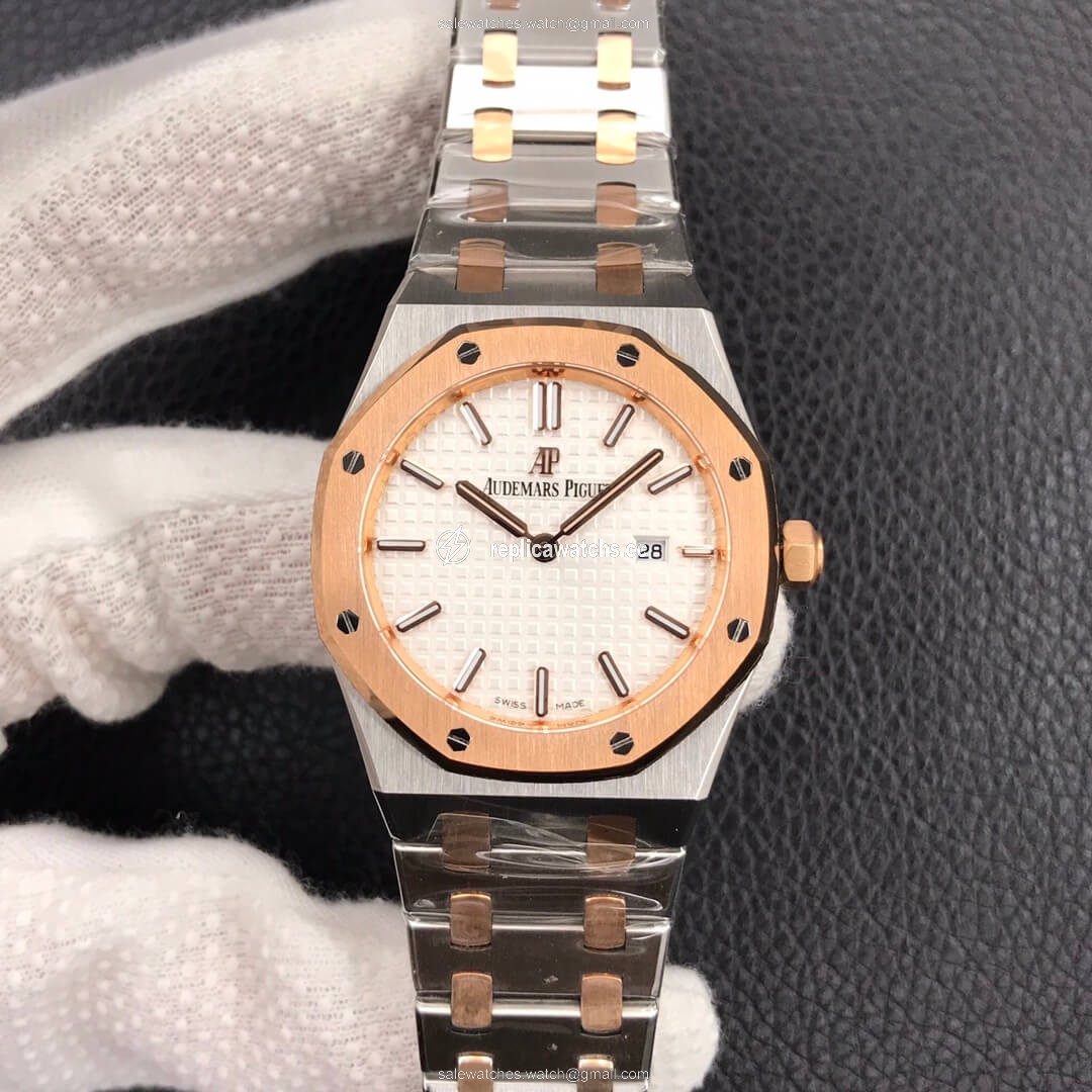 Replica Audemars Piguet Royal Oak 67650 33MM JF Factory White Dial Replica Audemars Piguet Royal Oak 67650 33MM JF Factory White Dial