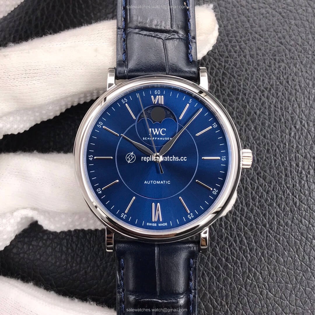 Replica IWC Portofino Moon Phase IW459402 MKS Factory Blue Dial Replica IWC Portofino Moon Phase IW459402 MKS Factory Blue Dial