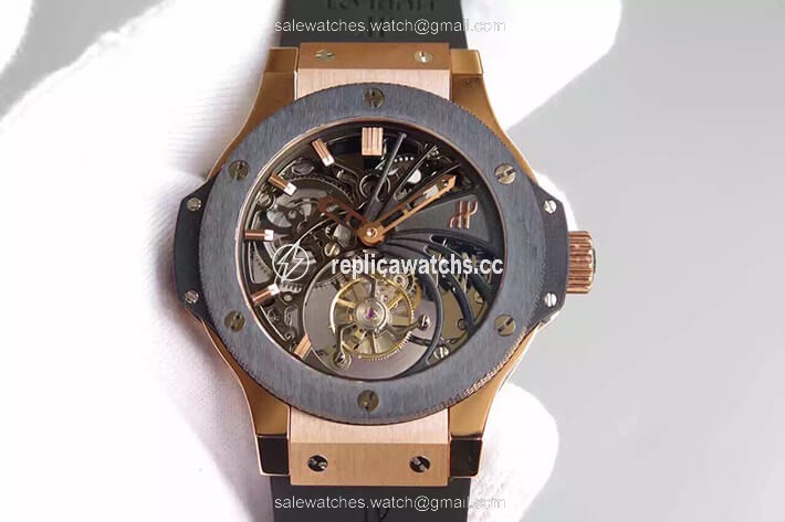 Replica Hublot Big Bang Hollow Tourbillon Skeleton Dial Replica Hublot Big Bang Hollow Tourbillon Skeleton Dial