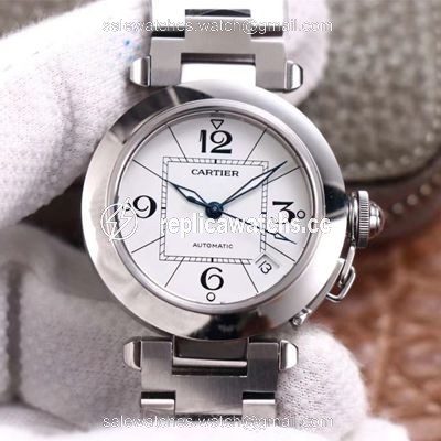 Replica Cartier Pasha W31074M7 V9 Factory White Dial Replica Cartier Pasha W31074M7 V9 Factory White Dial