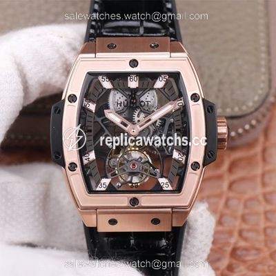 Replica Hublot Masterpiece Tourbillon 906.OX.0123.VR.AES13 JB Factory Rose Gold White Hour Replica Hublot Masterpiece Tourbillon 906.OX.0123.VR.AES13 JB Factory Rose Gold White Hour