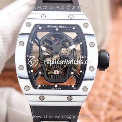 Replica Richard Mille RM052-01 Tourbillon JB Factory White Ceramic Replica Richard Mille RM052-01 Tourbillon JB Factory White Ceramic