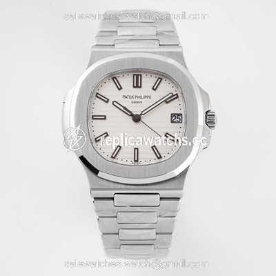 Replica Patek Philippe Nautilus 5711/1A-011 PPF Factory V4 White Dial Replica Patek Philippe Nautilus 5711/1A-011 PPF Factory V4 White Dial