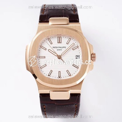 Replica Patek Philippe Nautilus 5711R-001 PPF Factory V4 White Dial Replica Patek Philippe Nautilus 5711R-001 PPF Factory V4 White Dial
