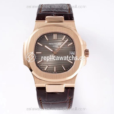 Replica Patek Philippe Nautilus 5711R-001 PPF Factory V4 Brown Dial Replica Patek Philippe Nautilus 5711R-001 PPF Factory V4 Brown Dial