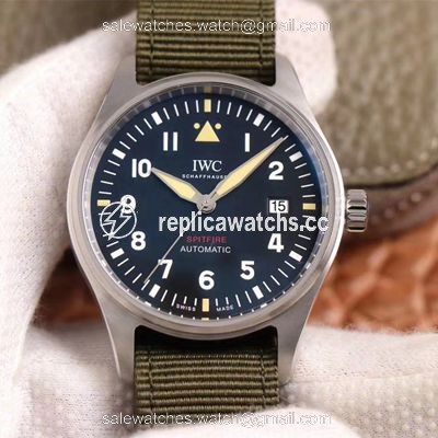 Replica IWC Pilot Spitfire IW326801 MKS Factory Black Dial Replica IWC Pilot Spitfire IW326801 MKS Factory Black Dial