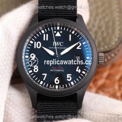 Replica IWC Pilot Top Gun IW326901 MKS Factory Black Ceramic Replica IWC Pilot Top Gun IW326901 MKS Factory Black Ceramic