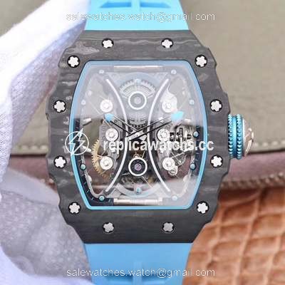Replica Richard Mille RM53-01 Tourbillon Pablo Mac Donough JB Factory Black Hollow dial Replica Richard Mille RM53-01 Tourbillon Pablo Mac Donough JB Factory Black Hollow dial
