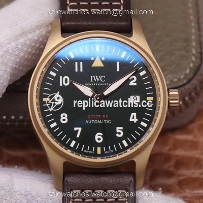Replica IWC Pilot Spitfire IW326802 MKS Factory Black Dial Replica IWC Pilot Spitfire IW326802 MKS Factory Black Dial