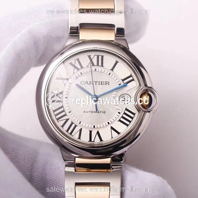 Replica Ballon Bleu de Cartier W69009Z3 Wrap Gold V9 Factory Silver White Dial Replica Ballon Bleu de Cartier W69009Z3 Wrap Gold V9 Factory Silver White Dial
