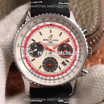 Replica Breitling Navitimer 1 B01 Chronograph 43 TWA Edition AB01219A1G1X1 V9 Factory Silver Dial Replica Breitling Navitimer 1 B01 Chronograph 43 TWA Edition AB01219A1G1X1 V9 Factory Silver Dial