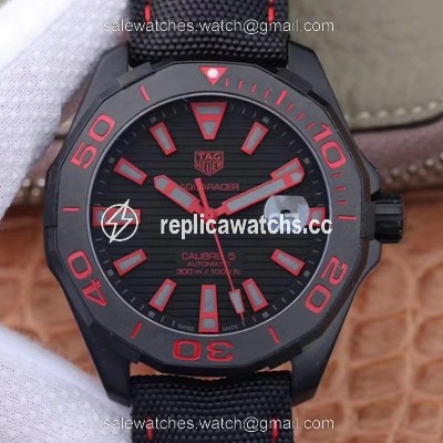 Replica Tag Heuer Aquaracer WAY208C.RHZ4937 V6 Factory Black Dial Replica Tag Heuer Aquaracer WAY208C.RHZ4937 V6 Factory Black Dial
