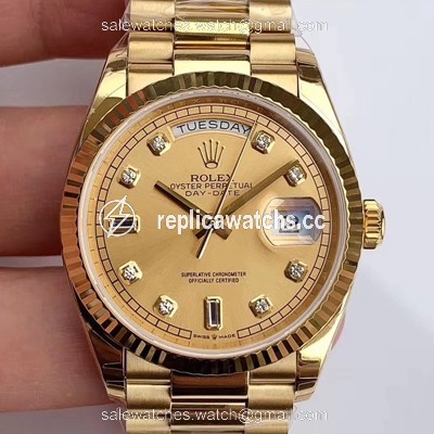 Replica Rolex Day-Date M128238-0008 Yellow Gold EW Factory Champagne Dial Replica Rolex Day-Date M128238-0008 Yellow Gold EW Factory Champagne Dial