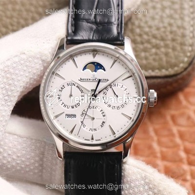 Replica Jaeger-LeCoultre Master Ultra Thin Moon Perpetual Calendar 130842J V9 Factory White Dial Replica Jaeger-LeCoultre Master Ultra Thin Moon Perpetual Calendar 130842J V9 Factory White Dial
