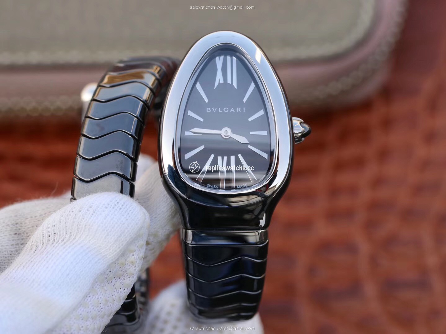 Replica Bvlgari Serpenti Spiga Watch 102735 Steel BV Factory Replica Bvlgari Serpenti Spiga Watch 102735 Steel BV Factory