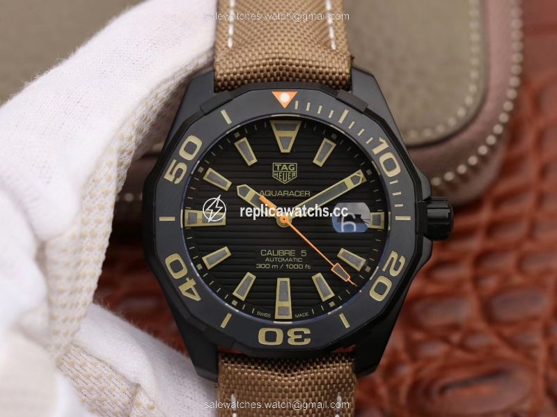 Replica TAG Heuer Aquaracer Swiss ETA2824 WAY108A.FT6141 V6 Factory Bronze 43MM Replica TAG Heuer Aquaracer Swiss ETA2824 WAY108A.FT6141 V6 Factory Bronze 43MM