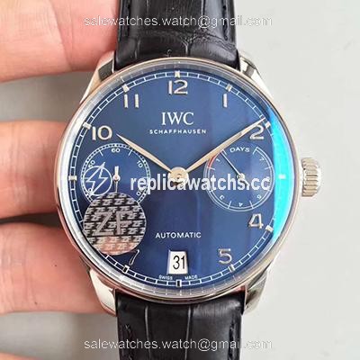 Replica IWC Portuguese IW500703 ZF Factory Blue Dial Replica IWC Portuguese IW500703 ZF Factory Blue Dial