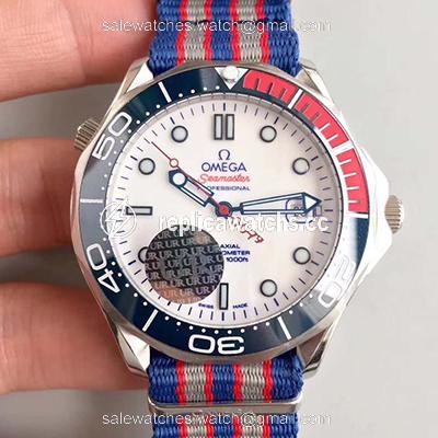 Replica Omega Seamaster Diver 300M Co-Axial 41MM Commander 007 212.32.41.20.04.001 UR Factory White Dial Replica Omega Seamaster Diver 300M Co-Axial 41MM Commander 007 212.32.41.20.04.001 UR Factory White Dial