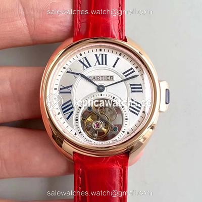 Replica Cartier Drive De Tourbillon W4100013 18K Rose Gold White Dial Replica Cartier Drive De Tourbillon W4100013 18K Rose Gold White Dial