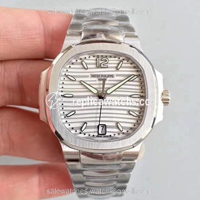 Replica Patek Philippe Nautilus Ladies 7118/1A-010 PF Factory White Dial Replica Patek Philippe Nautilus Ladies 7118/1A-010 PF Factory White Dial