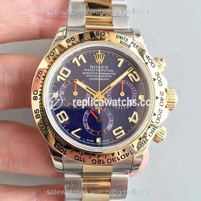 Replica Rolex Daytona Cosmograph 116503 3A Factory 18K Yellow Gold Wrapped Blue Dial Replica Rolex Daytona Cosmograph 116503 3A Factory 18K Yellow Gold Wrapped Blue Dial
