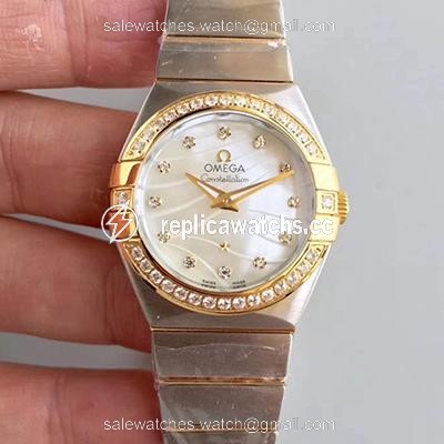 Replica Omega Constellation Ladies 123.25.24.60.55.011 White Mother Of Pearl Dial Replica Omega Constellation Ladies 123.25.24.60.55.011 White Mother Of Pearl Dial