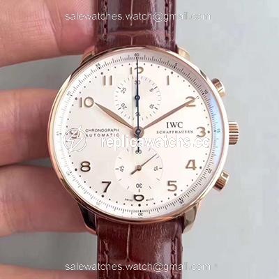 Replica IWC Portugieser Chronograph IW371445 ZF Factory V2 Silver Dial Replica IWC Portugieser Chronograph IW371445 ZF Factory V2 Silver Dial