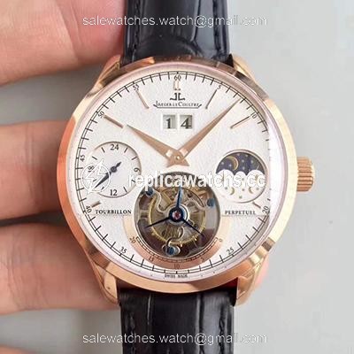Replica Jaeger-LeCoultre Master Grande Tradition Tourbillon Rose Gold White Dial Replica Jaeger-LeCoultre Master Grande Tradition Tourbillon Rose Gold White Dial