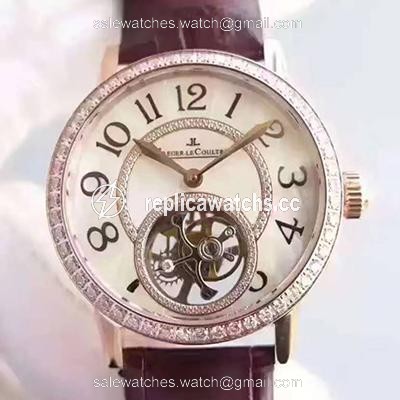 Replica Jaeger-LeCoultre Rendez-Vous Tourbillon 3412405 White Mother Of Pearl Dial Replica Jaeger-LeCoultre Rendez-Vous Tourbillon 3412405 White Mother Of Pearl Dial