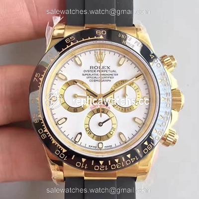 Replica Rolex Daytona Cosmograph 116518LN AR Factory White Dial Replica Rolex Daytona Cosmograph 116518LN AR Factory White Dial