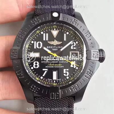 Replica Breitling Avenger Seawolf Blacksteel Code Yellow M17330B2 GF Factory Black Dial Replica Breitling Avenger Seawolf Blacksteel Code Yellow M17330B2 GF Factory Black Dial