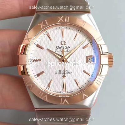 Replica Omega Constellation 123.20.38.21.02.008 38MM 3S Factory White Textured Dial Replica Omega Constellation 123.20.38.21.02.008 38MM 3S Factory White Textured Dial
