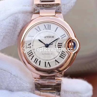Replica Ballon Bleu De Cartier Ladies 33MM W6920068 V9 Factory White Textured Dial Replica Ballon Bleu De Cartier Ladies 33MM W6920068 V9 Factory White Textured Dial