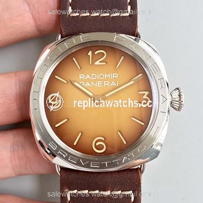 Replica Panerai Radiomir 3 Days Acciaio Brevettato PAM687 ZF Factory Brown Dial Replica Panerai Radiomir 3 Days Acciaio Brevettato PAM687 ZF Factory Brown Dial