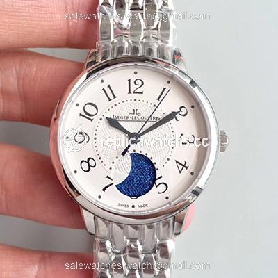 Replica Jaeger-LeCoultre Rendez-Vous 3448420 Stainless Steel Bracelet White Dial Replica Jaeger-LeCoultre Rendez-Vous 3448420 Stainless Steel Bracelet White Dial