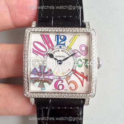 Replica Franck Muller Master Square Ladies 6002 M QZ D White Dial GF Factory Replica Franck Muller Master Square Ladies 6002 M QZ D White Dial GF Factory