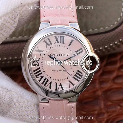 Replica Ballon Bleu De Cartier Ladies 33MM WSBB0002 V6 Factory Pink Dial Replica Ballon Bleu De Cartier Ladies 33MM WSBB0002 V6 Factory Pink Dial
