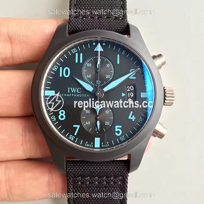 Replica IWC Pilot Chronograph Top Gun IW388003 ZF Factory Black Dial Replica IWC Pilot Chronograph Top Gun IW388003 ZF Factory Black Dial