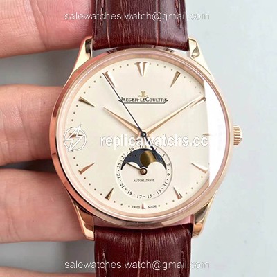 Replica Jaeger-LeCoultre Master Ultra Thin Moon 1362520 ZF Factory White Dial Replica Jaeger-LeCoultre Master Ultra Thin Moon 1362520 ZF Factory White Dial