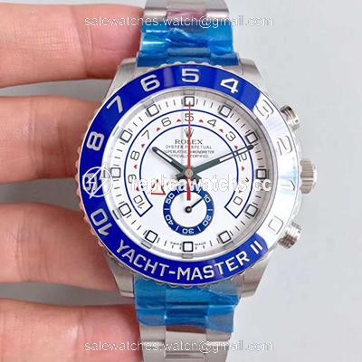 Replica Rolex Yacht-Master II 116680 JF Factory White Dial Replica Rolex Yacht-Master II 116680 JF Factory White Dial