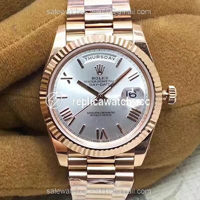 Replica Rolex Day-Date 40 228235 Rose Gold 40MM EW Factory Sundust Dial Replica Rolex Day-Date 40 228235 Rose Gold 40MM EW Factory Sundust Dial