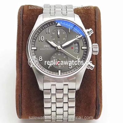 Replica IWC Pilot Spitfire Chronograph IW387804 ZF Factory Anthracite Dial Replica IWC Pilot Spitfire Chronograph IW387804 ZF Factory Anthracite Dial