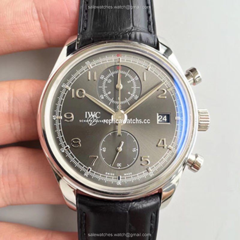 Replica IWC Portugieser Chronograph Classic IW390404 ZF Factory Anthracite Dial Replica IWC Portugieser Chronograph Classic IW390404 ZF Factory Anthracite Dial