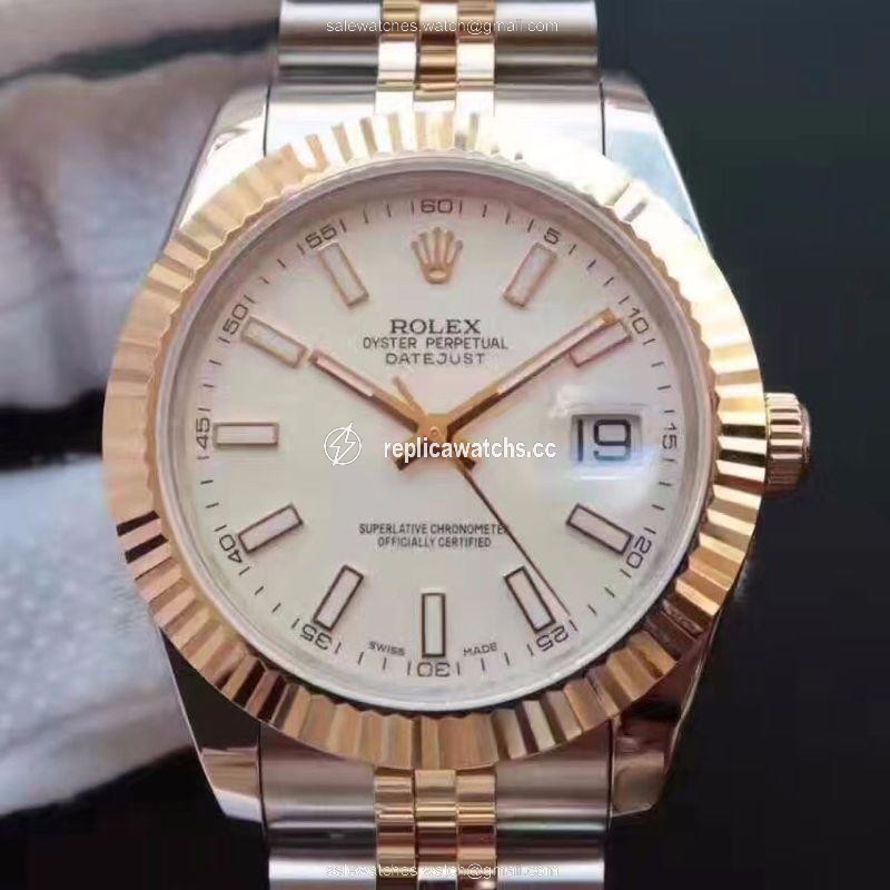 Replica Rolex Datejust 41 126333-006 White Dial Replica Rolex Datejust 41 126333-006 White Dial