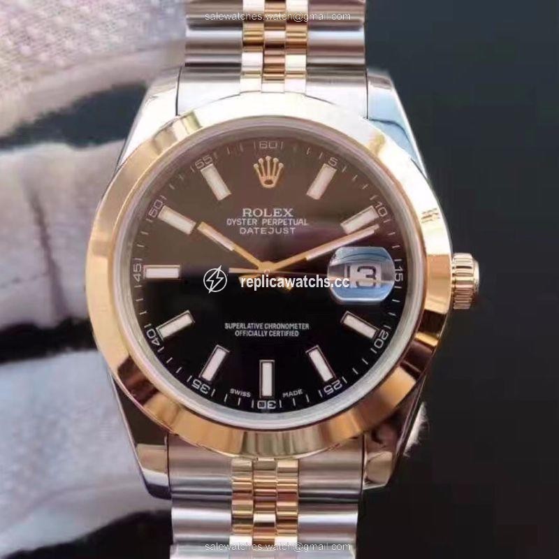 Replica Rolex Datejust 41 126303 Gold Wrapped Black Dial Replica Rolex Datejust 41 126303 Gold Wrapped Black Dial
