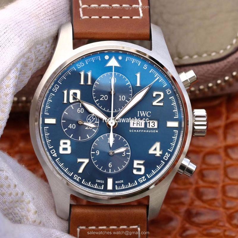 Replica IWC Pilot Chronograph Edition Le Petit Prince IW377714 ZF Factory Blue Dial Replica IWC Pilot Chronograph Edition Le Petit Prince IW377714 ZF Factory Blue Dial